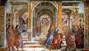 GHIRLANDAIO, Domenico, Expulsion of Joachim from the Temple